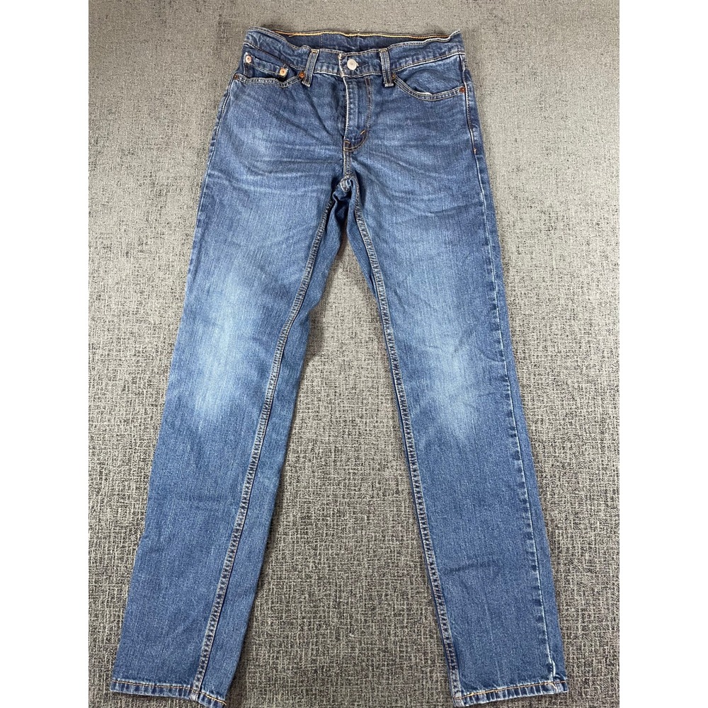 Levis 511 Slim Fit Mens Jeans Medium Wash Blue Denim 29x32 04511-1163